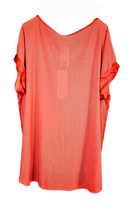 Tshirt hellrot "Two Faces", Gr. onesize 38 bis 42/44 von ISSIMA