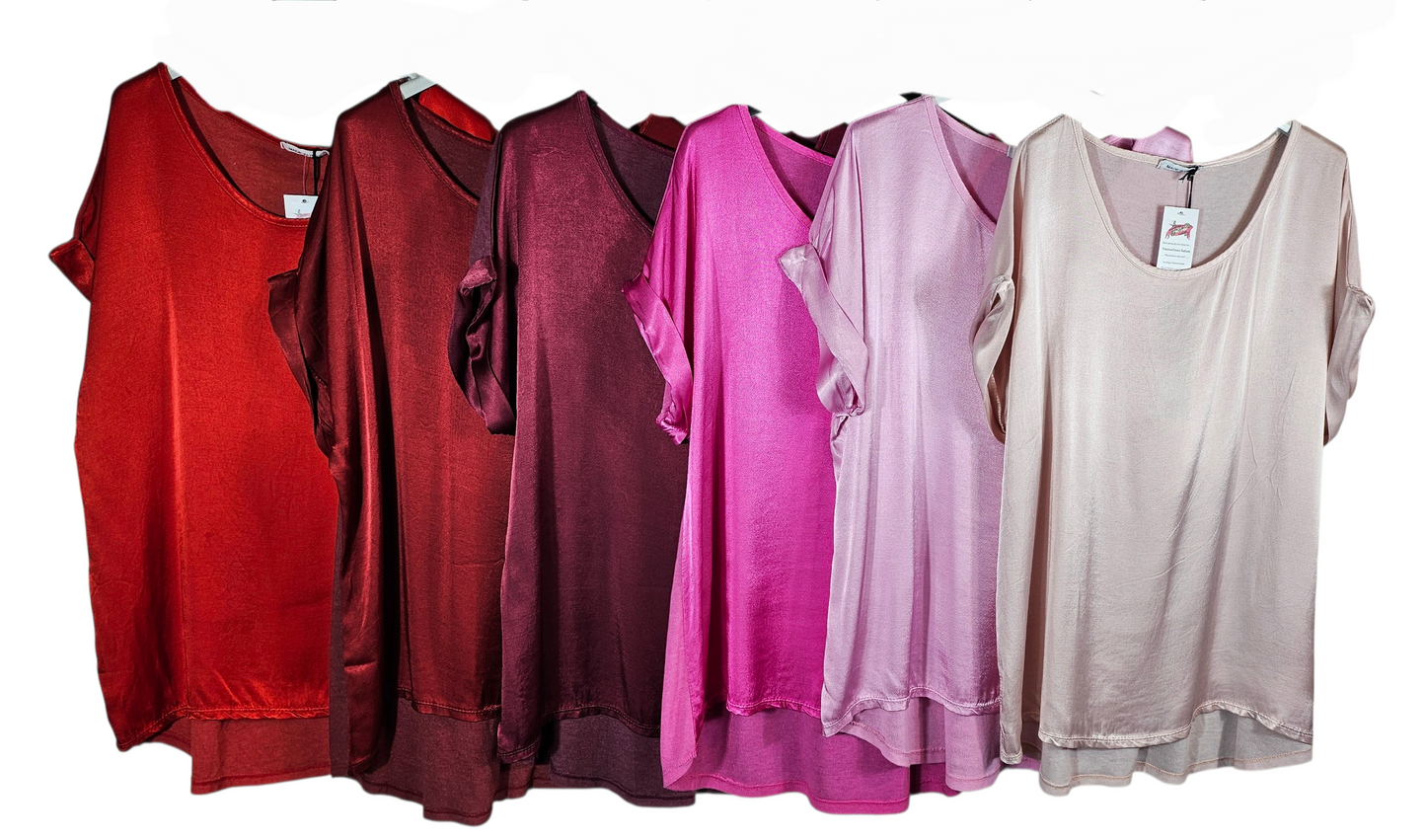 Tshirt altrosa "Two Faces", Gr. onesize 38 bis 42/44 von ISSIMA