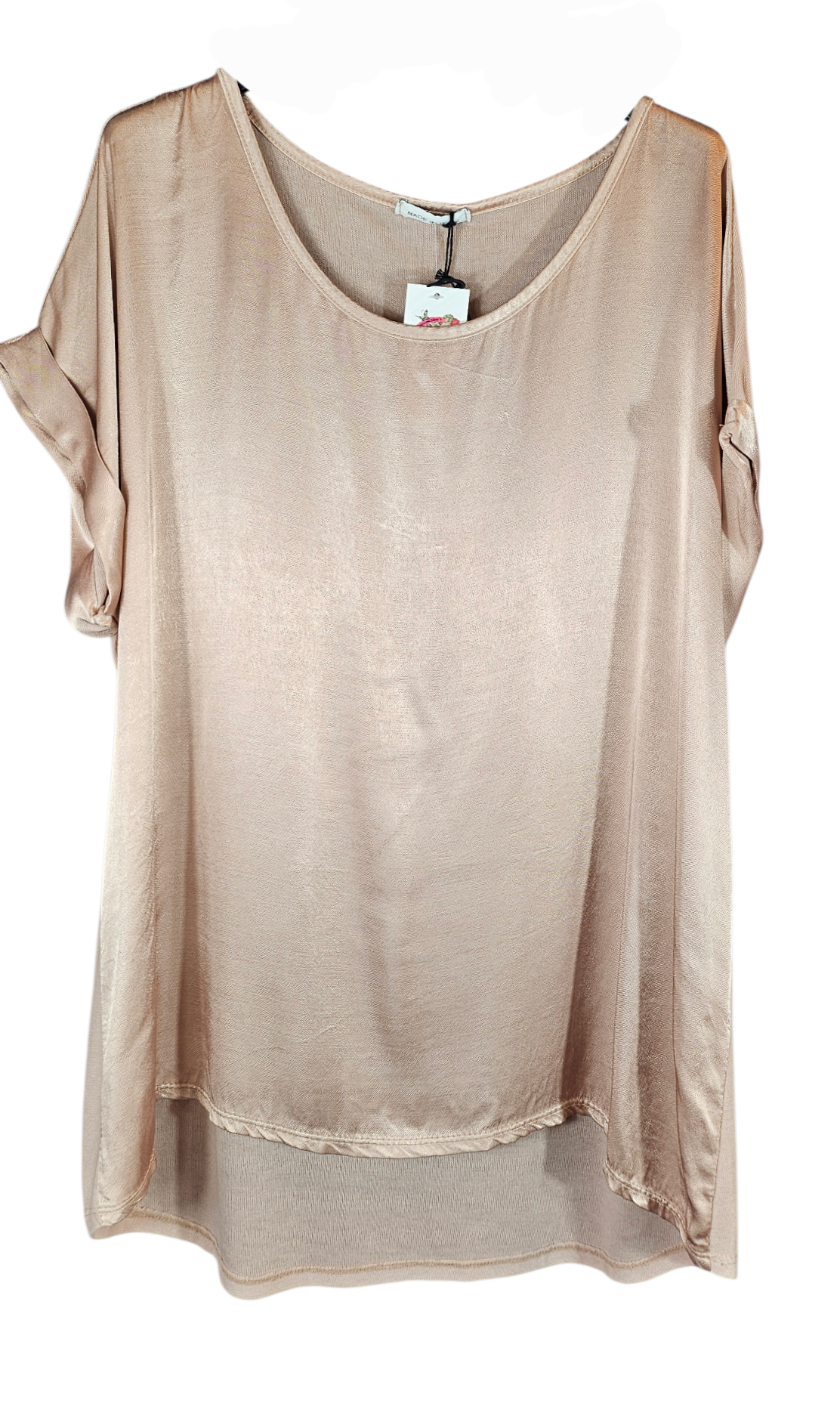 Tshirt altrosa "Two Faces", Gr. onesize 38 bis 42/44 von ISSIMA