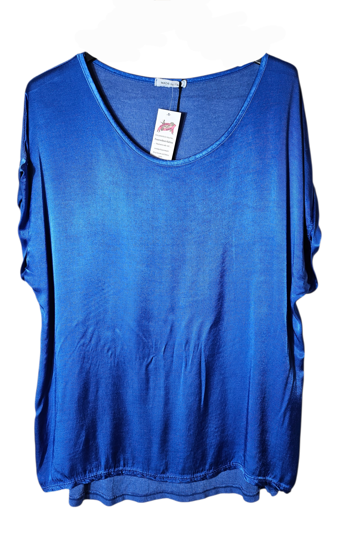 Tshirt royalblau "Two Faces", Gr. onesize 38 bis 42/44 von ISSIMA