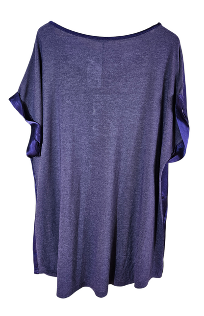 Tshirt violett "Two Faces", Gr. onesize 38 bis 42/44 von ISSIMA