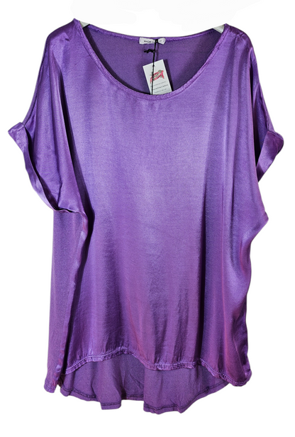 Tshirt flieder "Two Faces", Gr. onesize 38 bis 42/44 von ISSIMA