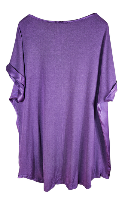 Tshirt flieder "Two Faces", Gr. onesize 38 bis 42/44 von ISSIMA