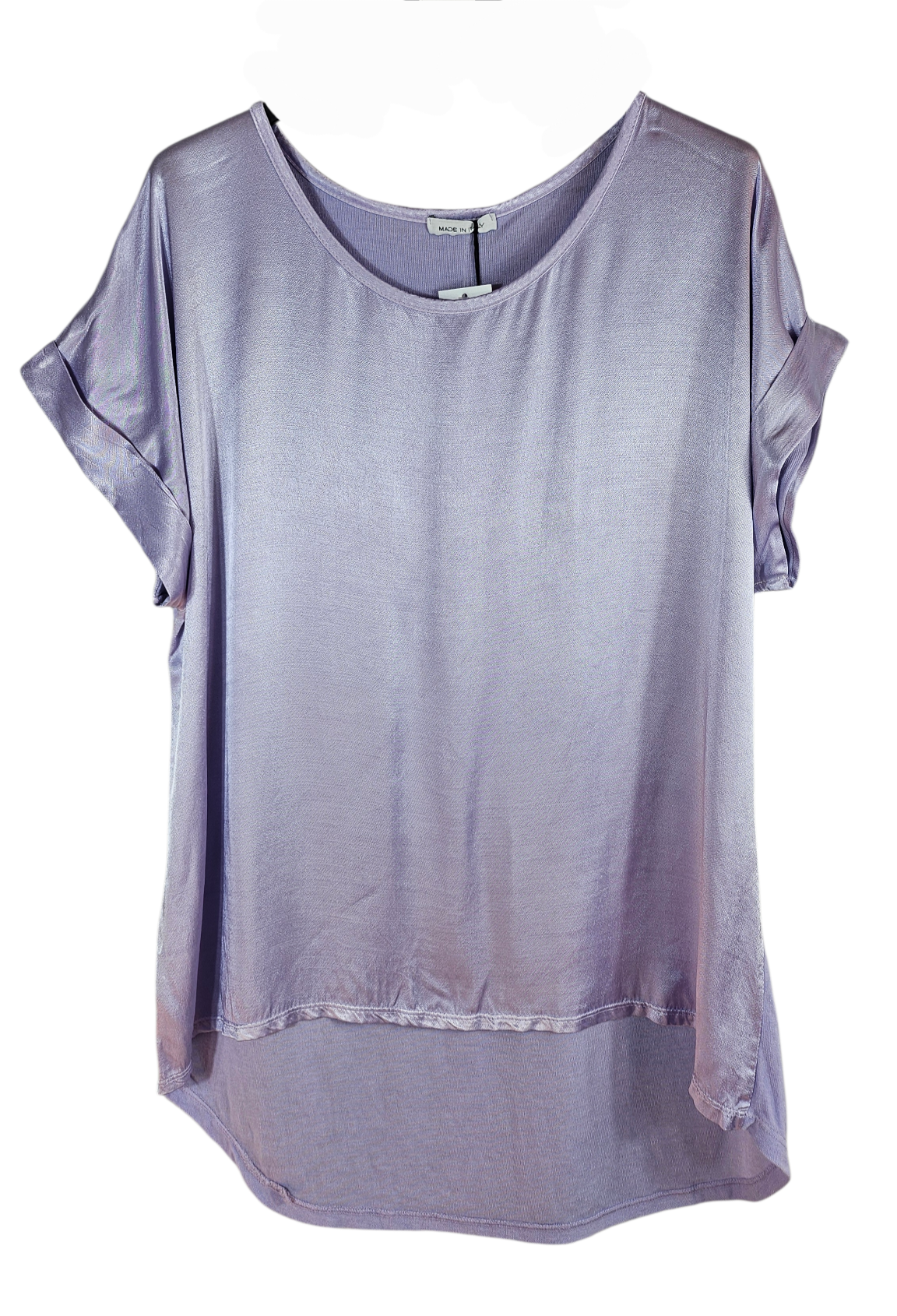 Tshirt lila "Two Faces", Gr. onesize 38 bis 42/44 von ISSIMA