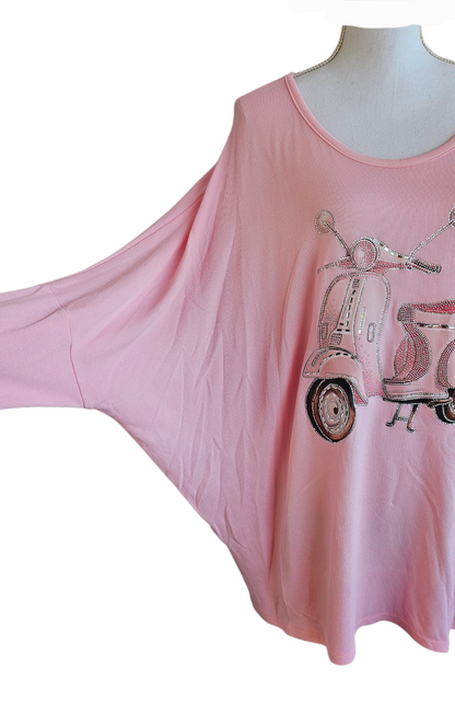 Sweatshirt "Vespa", Grösse onesize 42 bis 44/46 von ISSIMA
