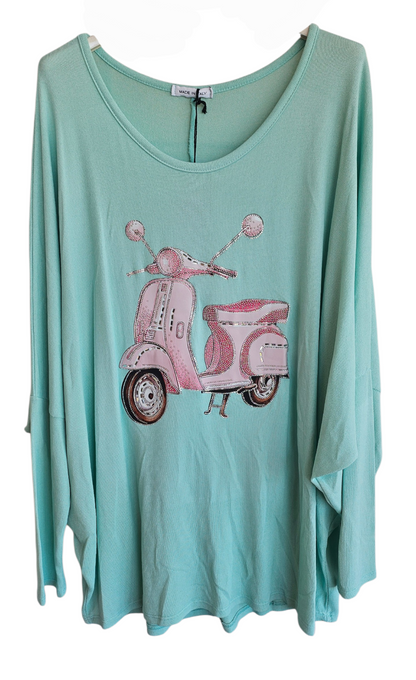 Sweatshirt "Vespa", Grösse onesize 42 bis 44/46 von ISSIMA