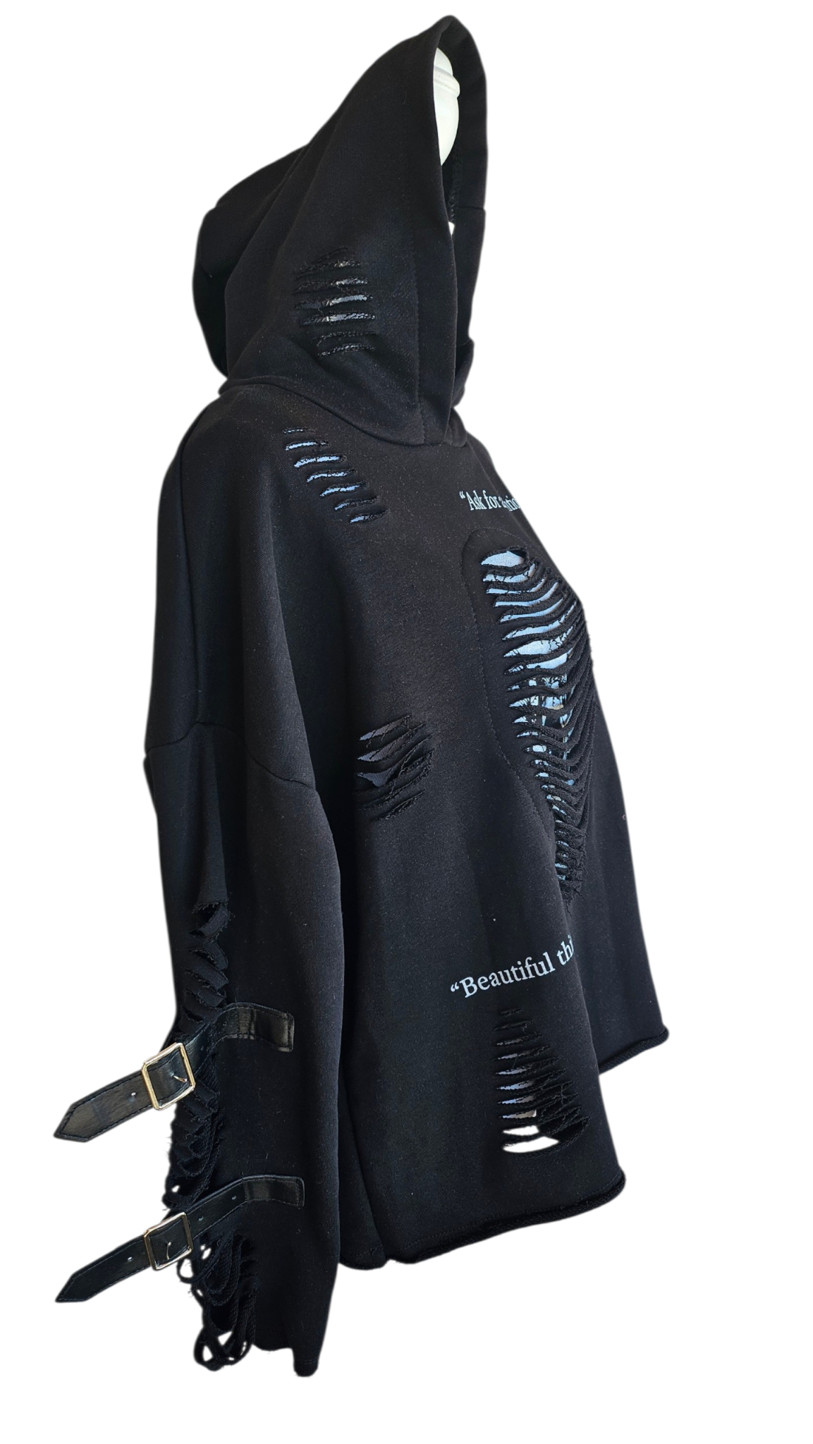 Pullover "Skull stylisch" in schwarz, onesize 38 bis 42/44 von ISSIMA