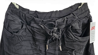 Stretchhose matt, schwarz, onesize 38 bis 42/44 von ISSIMA