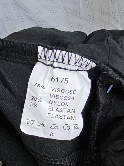3/4 Shiny-Stretchhose, grau, Grösse onesize 38 bis 42 (knappe 44) von ISSIMA
