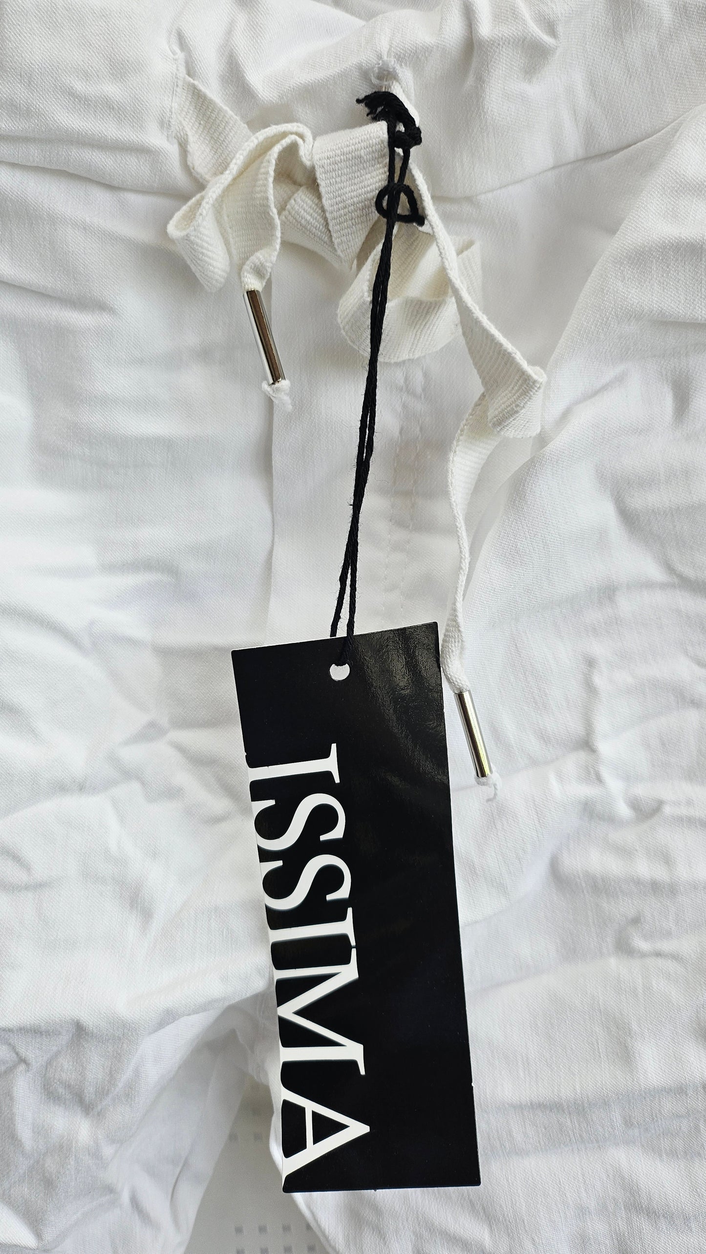 Stretchhose matt, weiss, onsize 38 bis 42/44 von ISSIMA