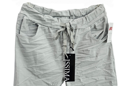 Stretchhose matt, hellgrau, onesize 38 bis 42/44 von ISSIMA