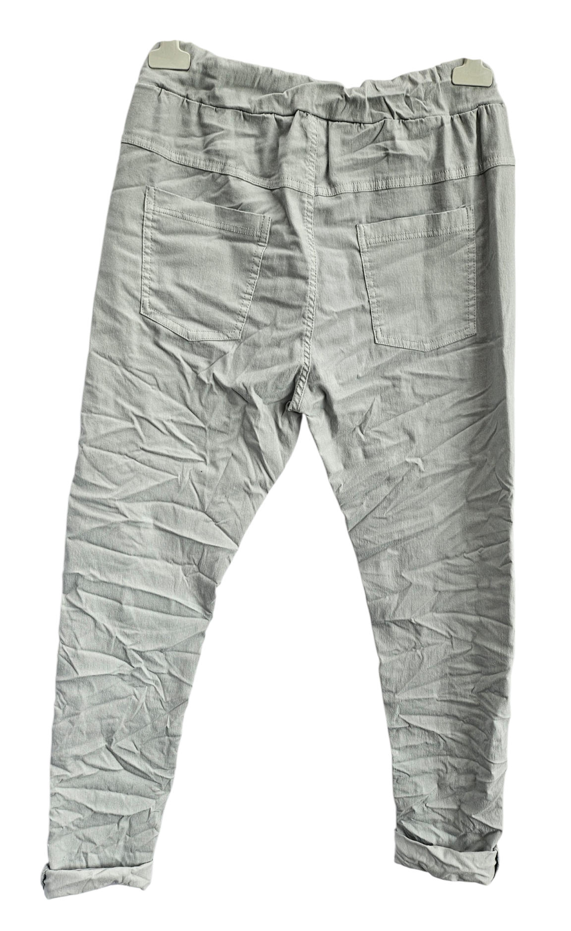 Stretchhose matt, hellgrau, onesize 38 bis 42/44 von ISSIMA
