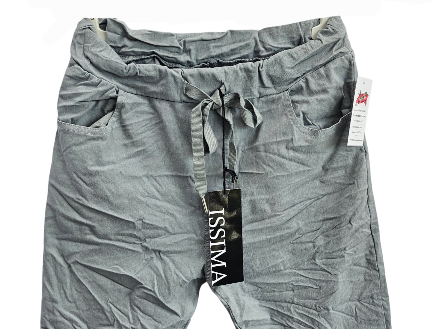 Stretchhose matt, grau, onesize 38 bis 42/44 von ISSIMA