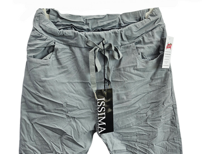 Stretchhose matt, grau, onesize 38 bis 42/44 von ISSIMA