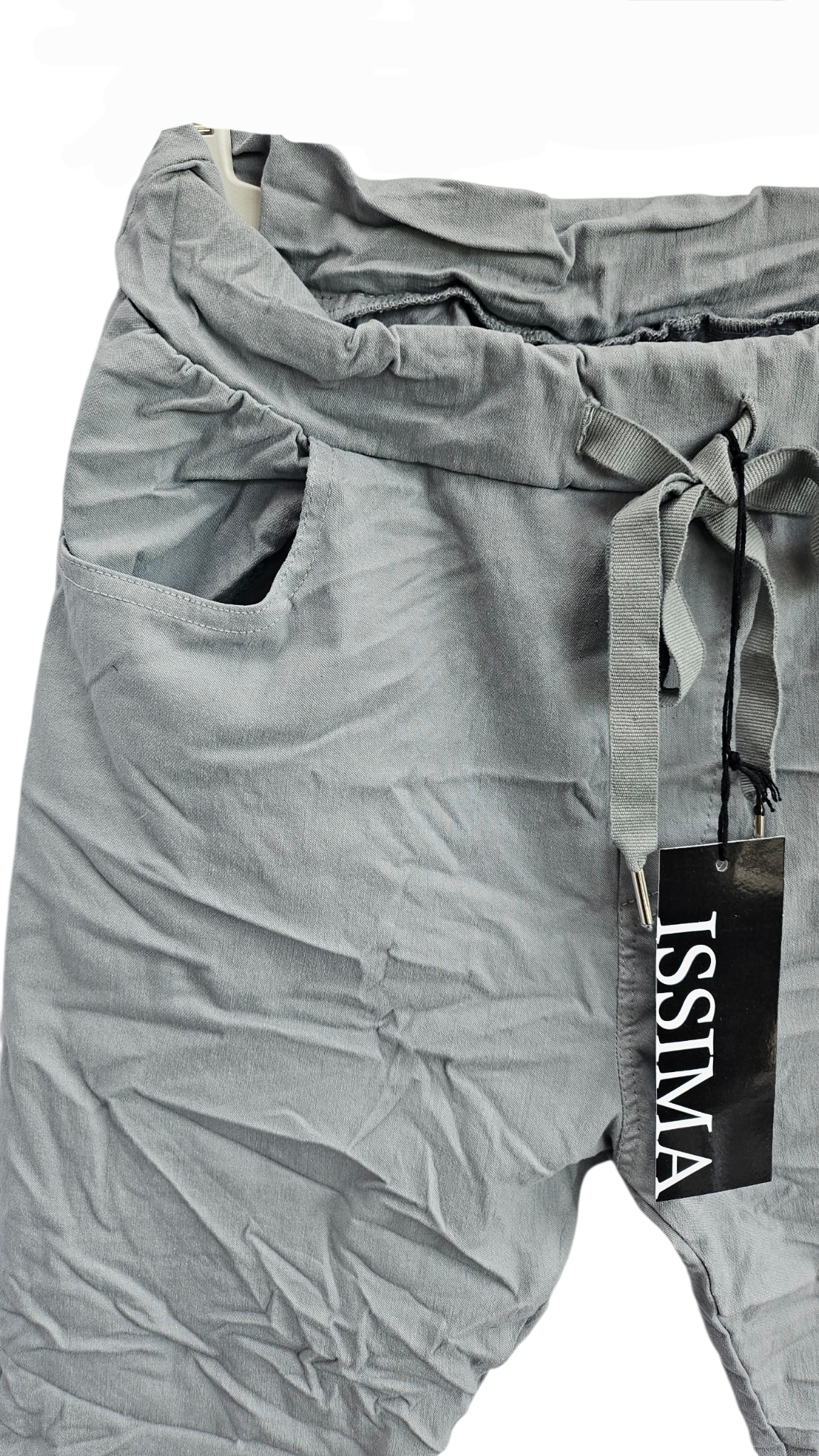 Stretchhose matt, grau, onesize 38 bis 42/44 von ISSIMA