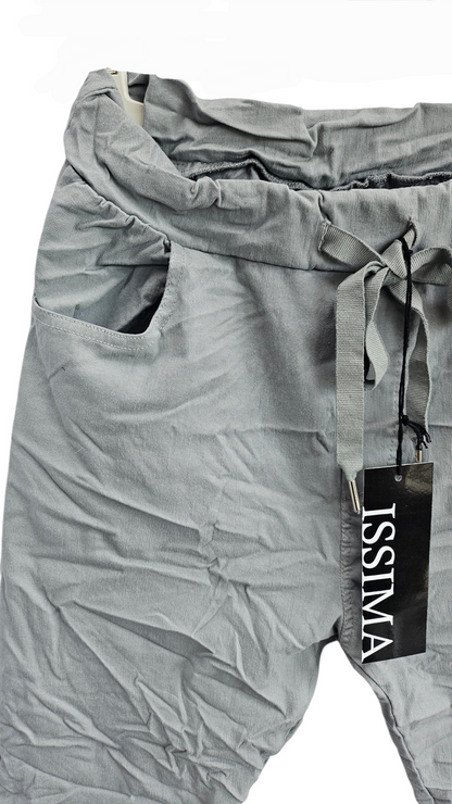 Stretchhose matt, grau, onesize 38 bis 42/44 von ISSIMA