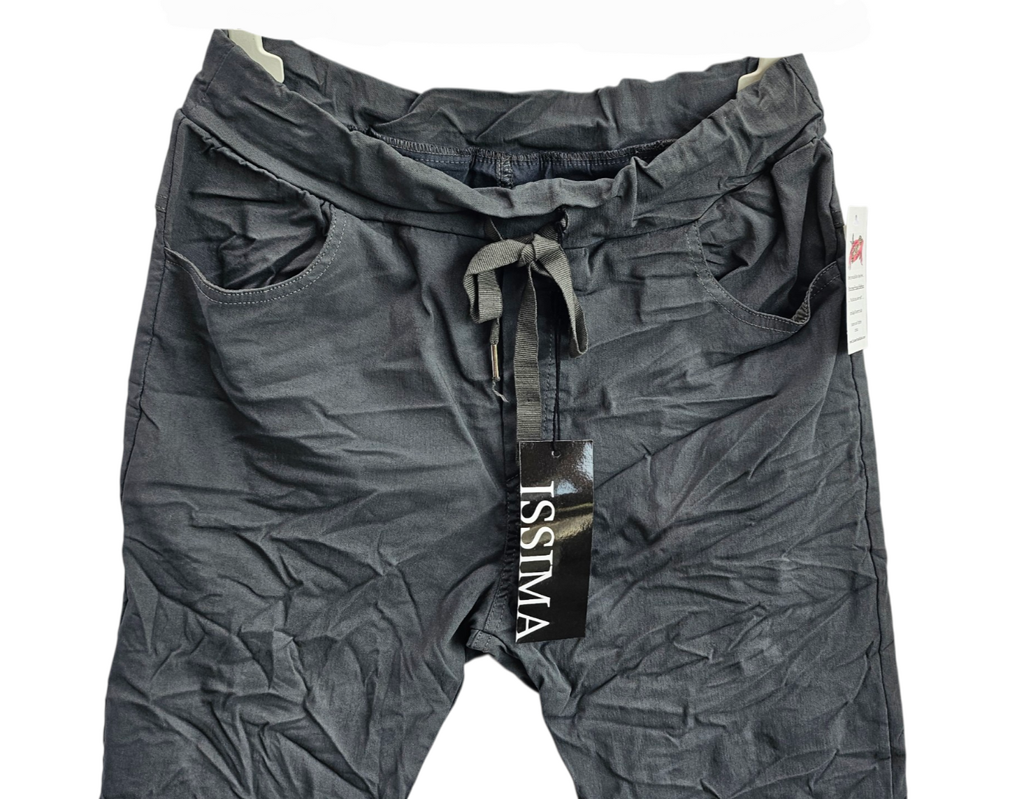 Stretchhose matt, anthrazit, onesize 38 bis 42/44 von ISSIMA