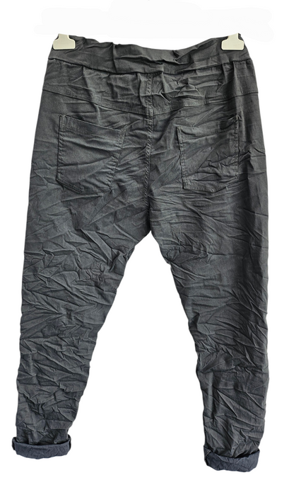 Stretchhose matt, anthrazit, onesize 38 bis 42/44 von ISSIMA