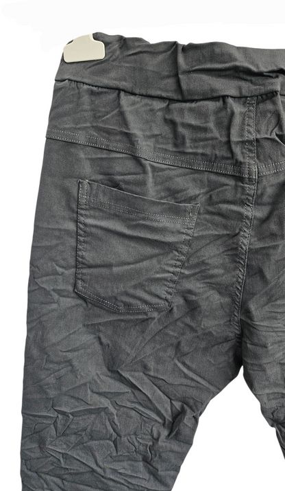 Stretchhose matt, anthrazit, onesize 38 bis 42/44 von ISSIMA