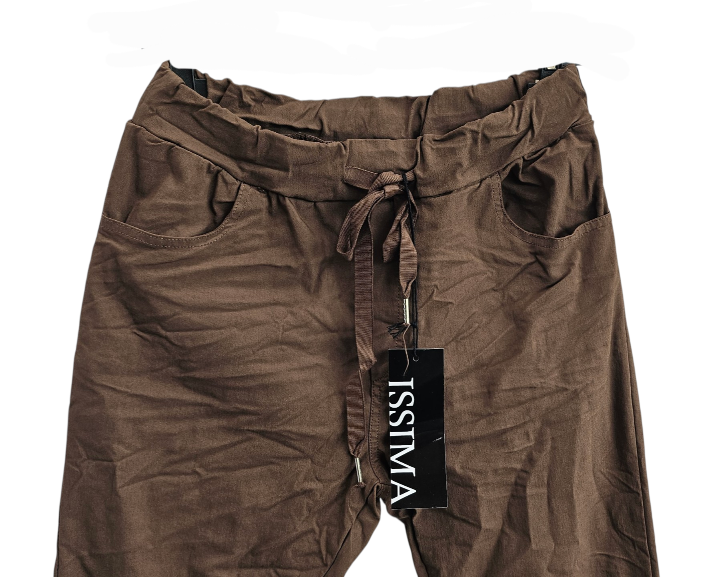 Stretchhose matt, schokolade, onesize 38 bis 42/44 von ISSIMA