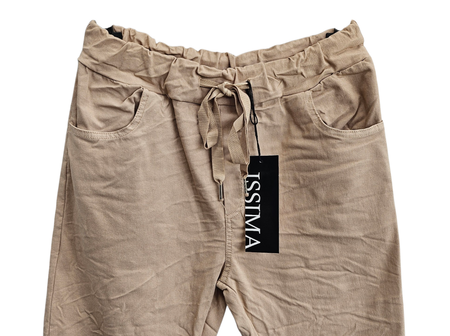 Stretchhose matt, safari, onesize 38 bis 42/44 von ISSIMA