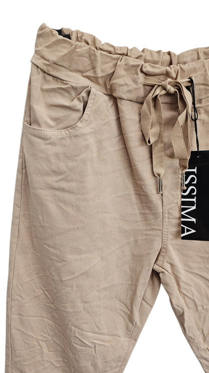 Stretchhose matt, safari, onesize 38 bis 42/44 von ISSIMA