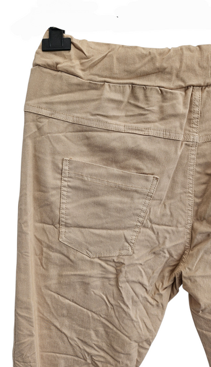 Stretchhose matt, safari, onesize 38 bis 42/44 von ISSIMA