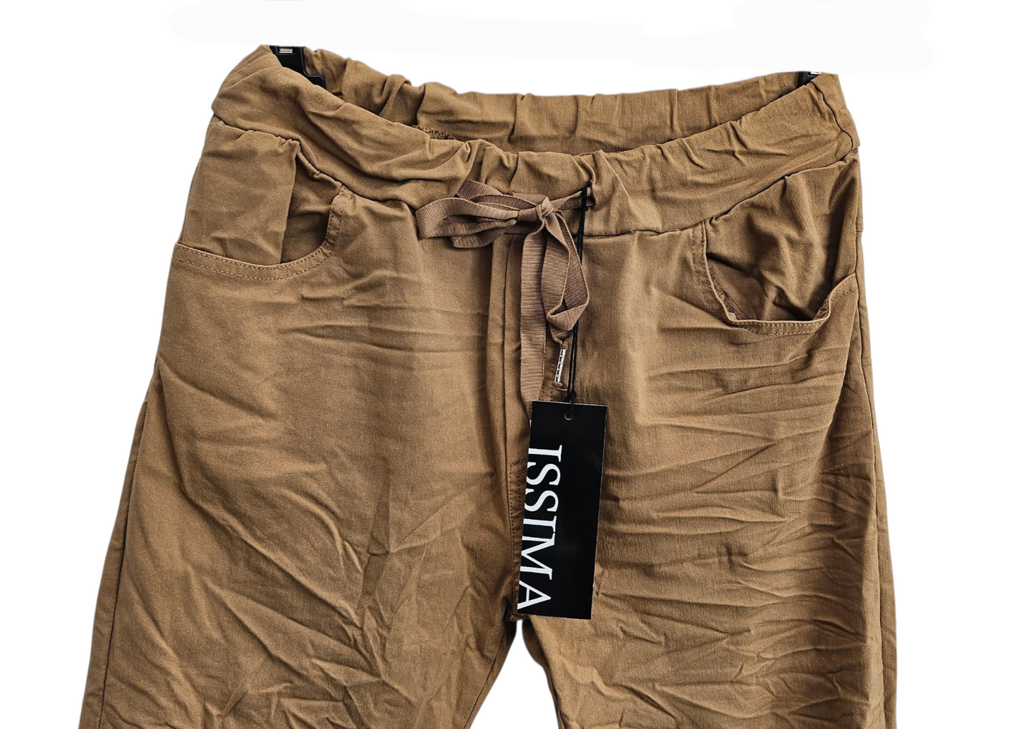 Stretchhose matt, cammel, onesize 38 bis 42/44 von ISSIMA