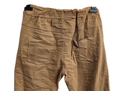 Stretchhose matt, cammel, onesize 38 bis 42/44 von ISSIMA