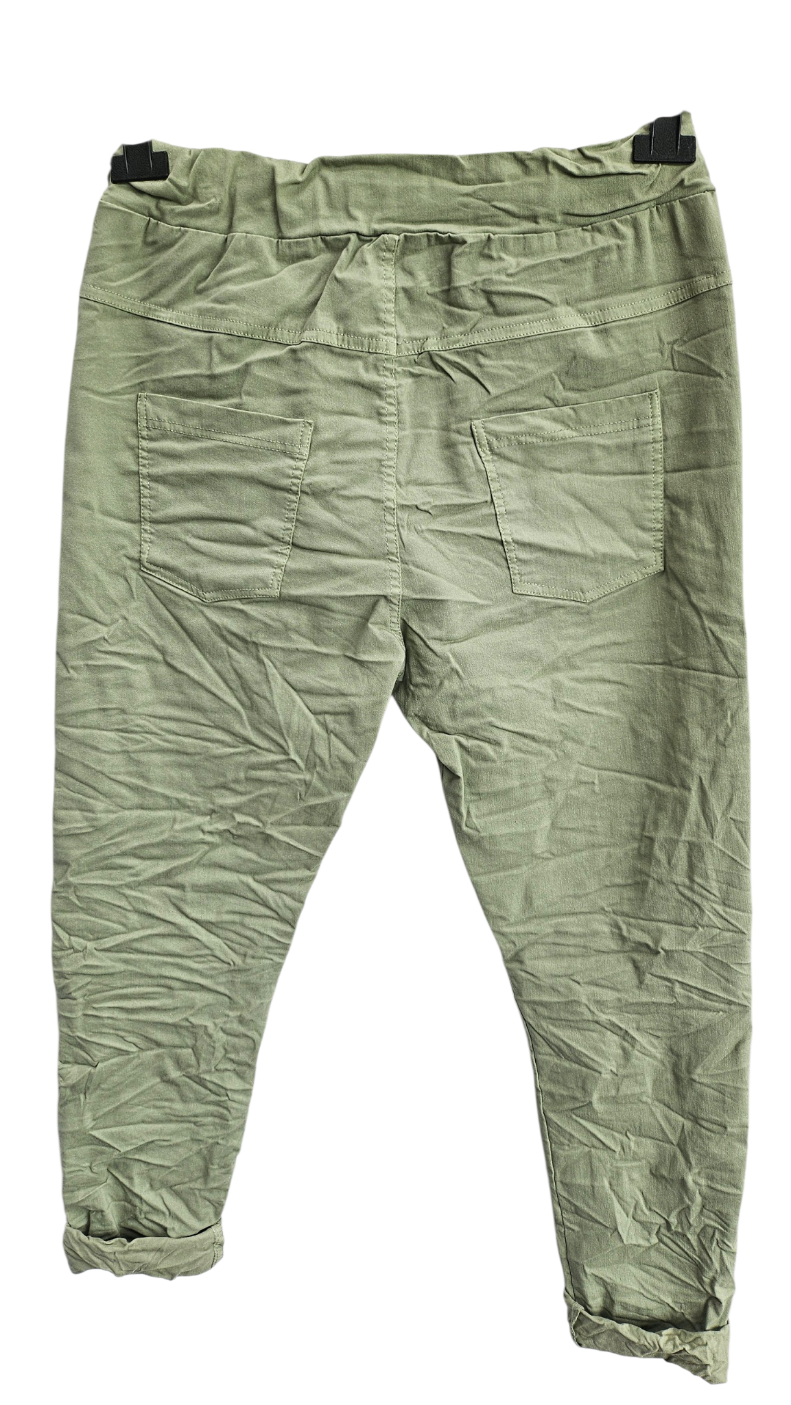 Stretchhose matt, militärgrün, onesize 38 bis 42/44 von ISSIMA