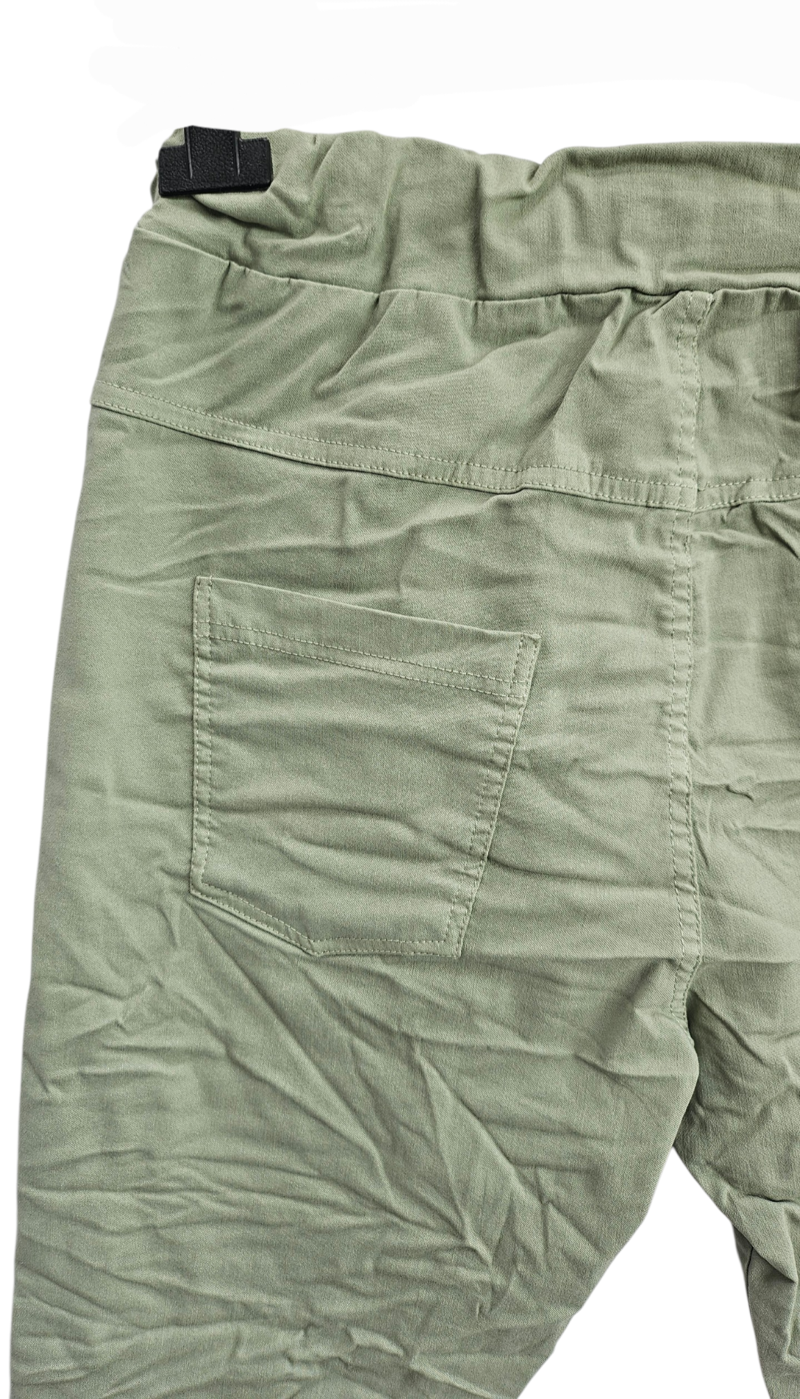 Stretchhose matt, militärgrün, onesize 38 bis 42/44 von ISSIMA