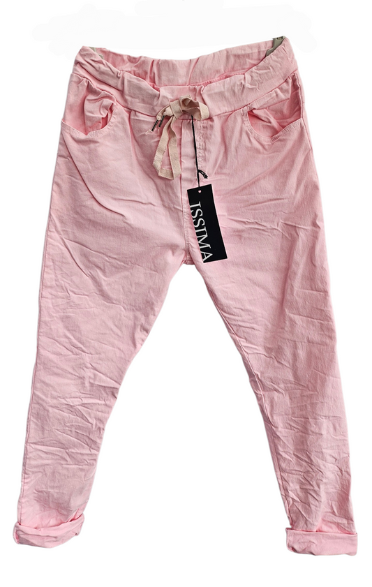 Stretchhose matt, hellrosa, onesize 38 bis 42/44 von ISSIMA