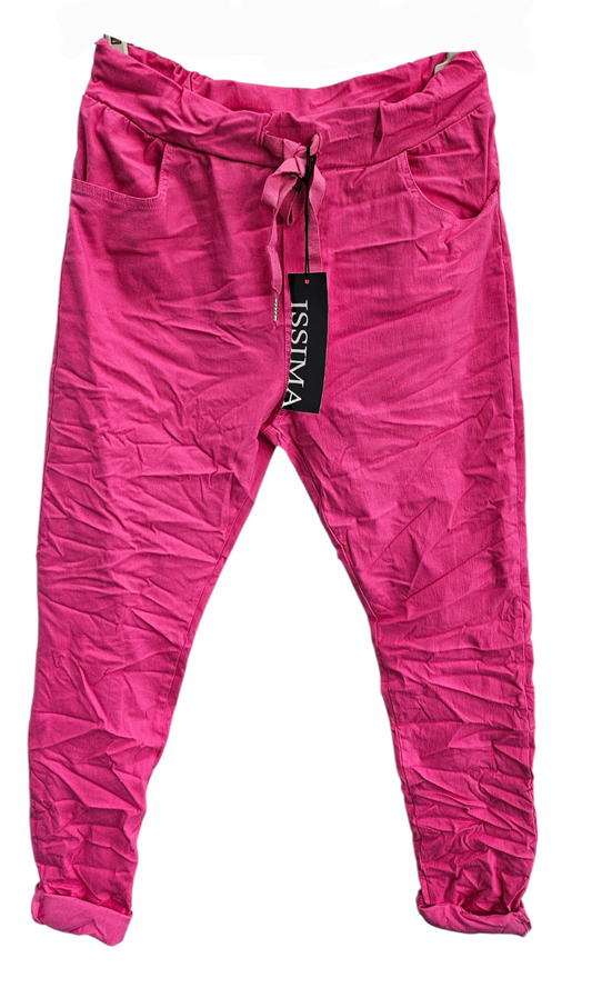 Stretchhose matt, pink, onesize 38 bis 42/44 von ISSIMA