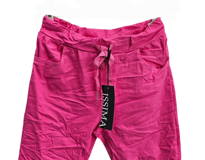 Stretchhose matt, pink, onesize 38 bis 42/44 von ISSIMA