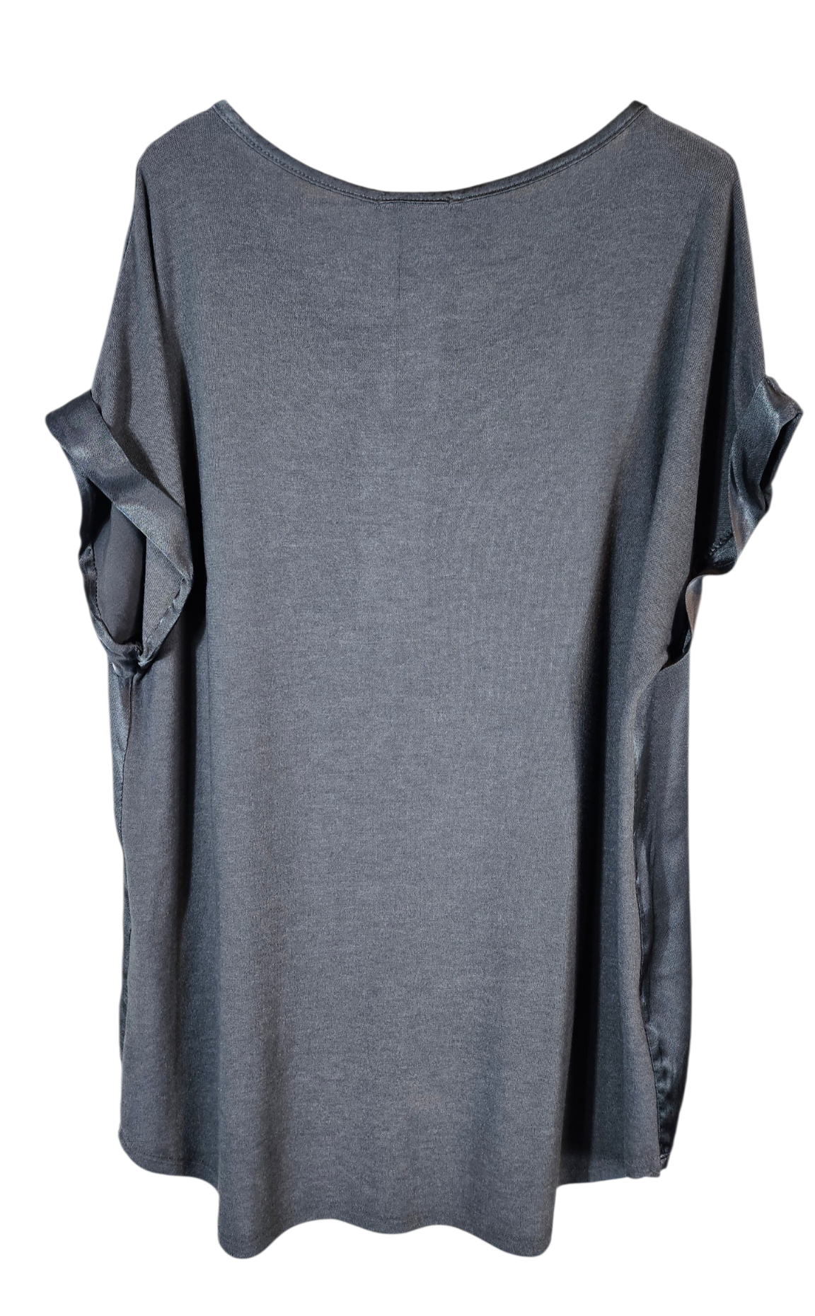 Tshirt anthrazit "Two Faces", Gr. onesize 38 bis 42/44 von ISSIMA