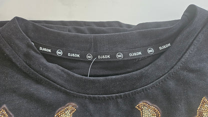 Tshirt schwarz "Lion", Gr. 38 bis 44 von ROSE
