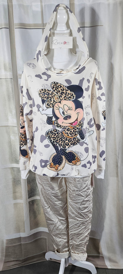 Kapuzenshirt "Minnie", Grösse onesize bis 42/44 von ROSE