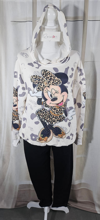 Kapuzenshirt "Minnie", Grösse onesize bis 42/44 von ROSE