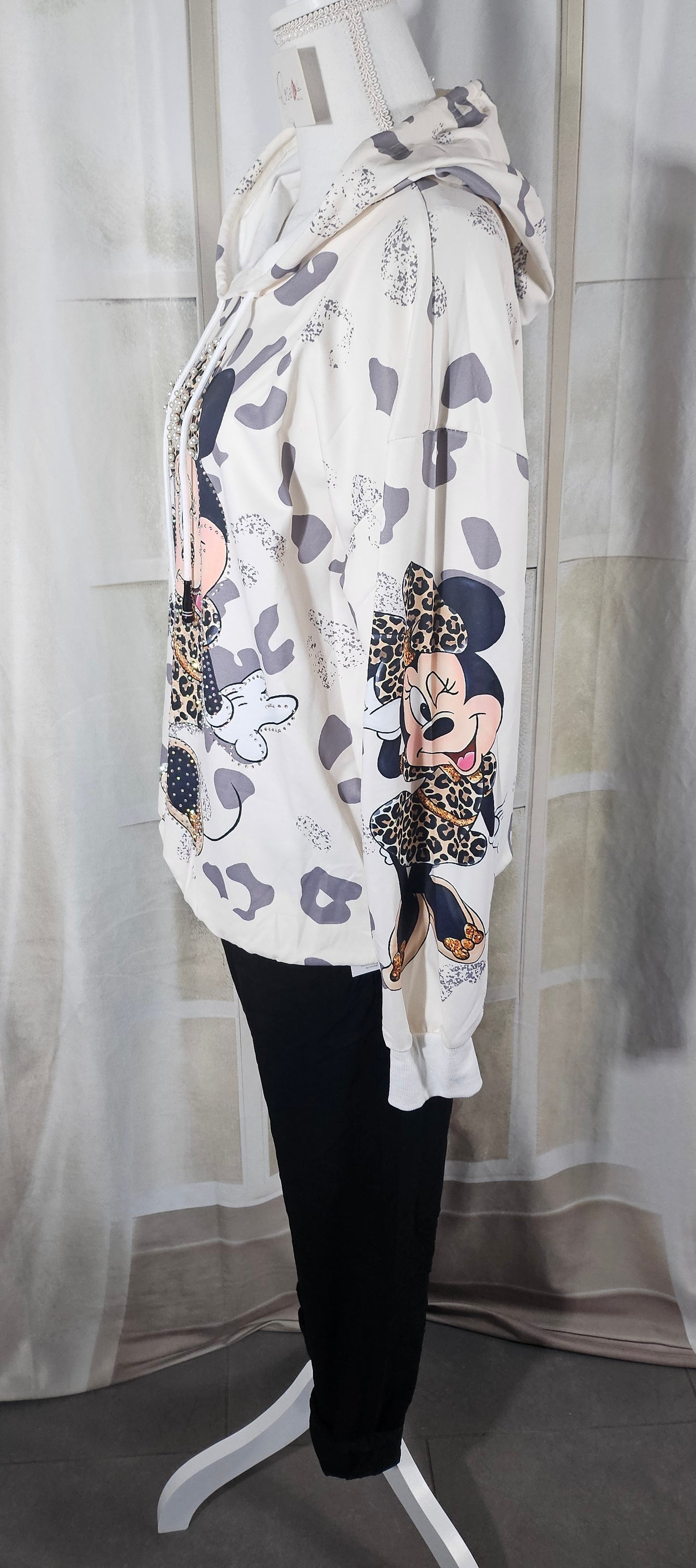 Kapuzenshirt "Minnie", Grösse onesize bis 42/44 von ROSE