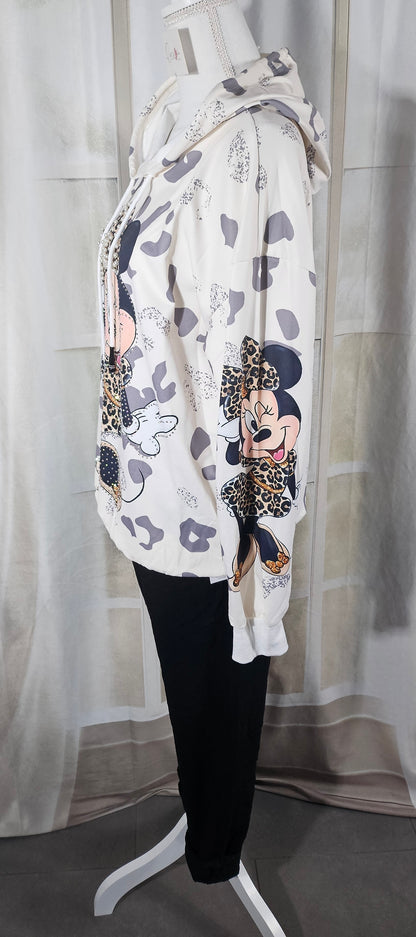 Kapuzenshirt "Minnie", Grösse onesize bis 42/44 von ROSE