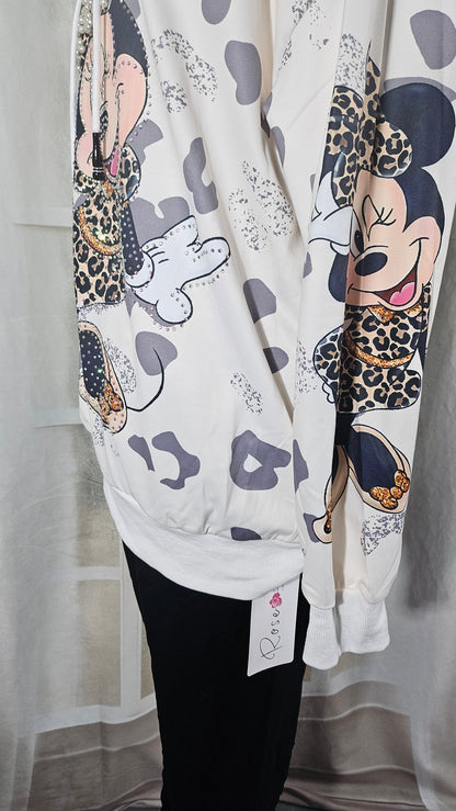 Kapuzenshirt "Minnie", Grösse onesize bis 42/44 von ROSE