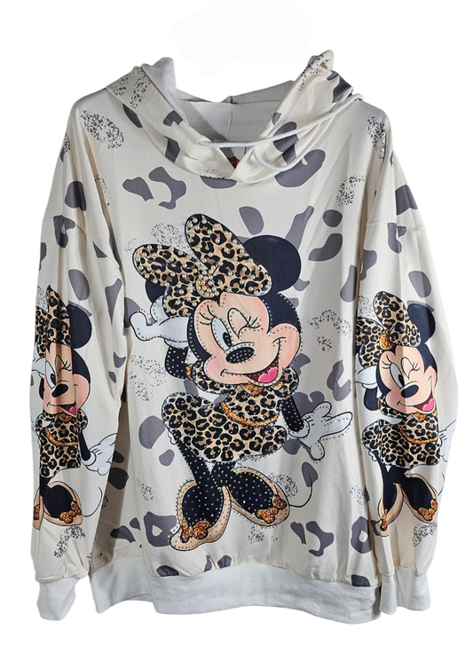 Kapuzenshirt "Minnie", Grösse onesize bis 42/44 von ROSE