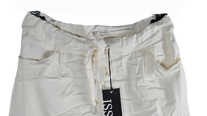 Shiny-Stretchhose, wollweiss, Grösse onesize 38 bis 42/44 von ISSIMA