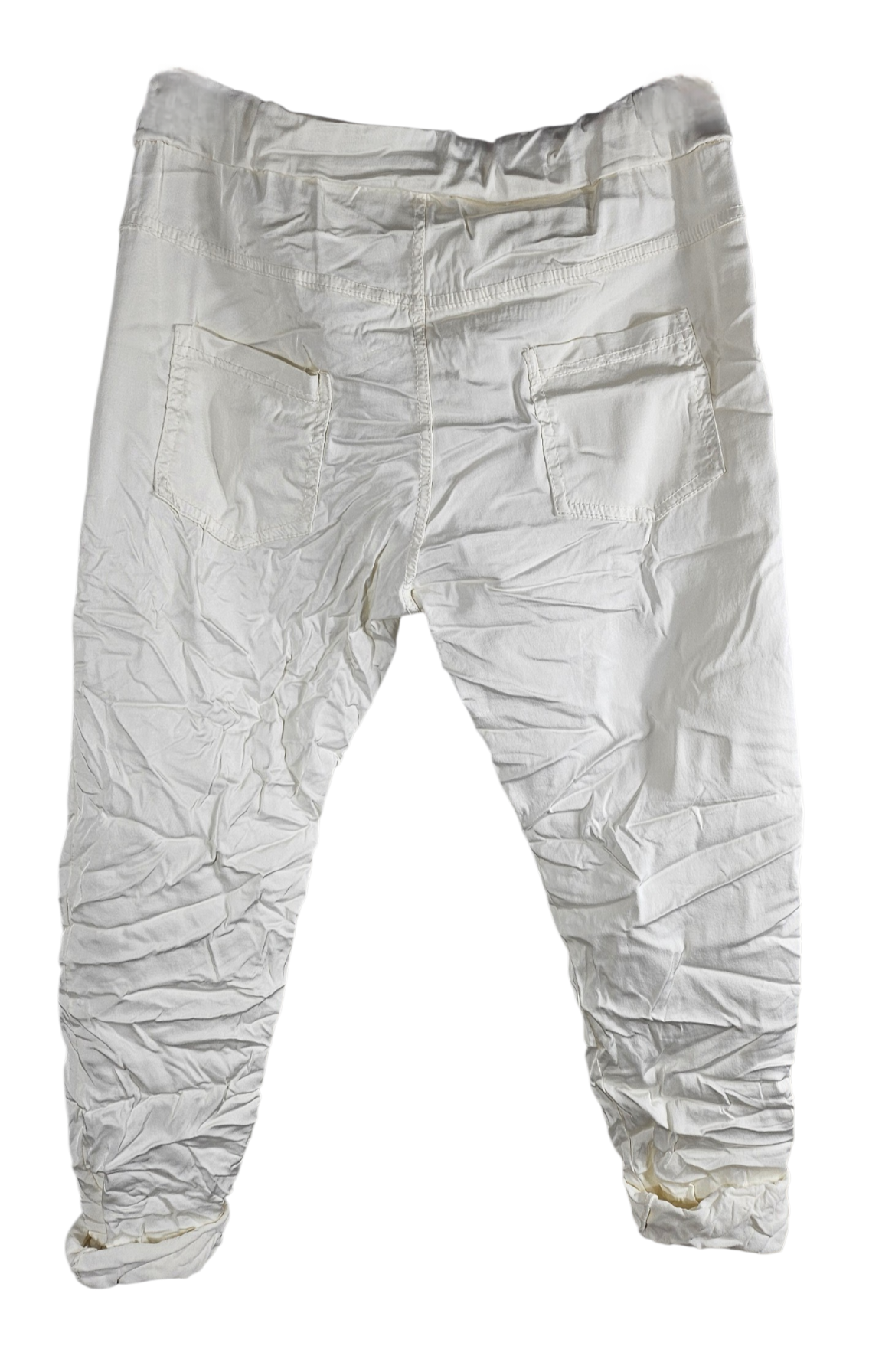 Shiny-Stretchhose, wollweiss, Grösse onesize 38 bis 42/44 von ISSIMA