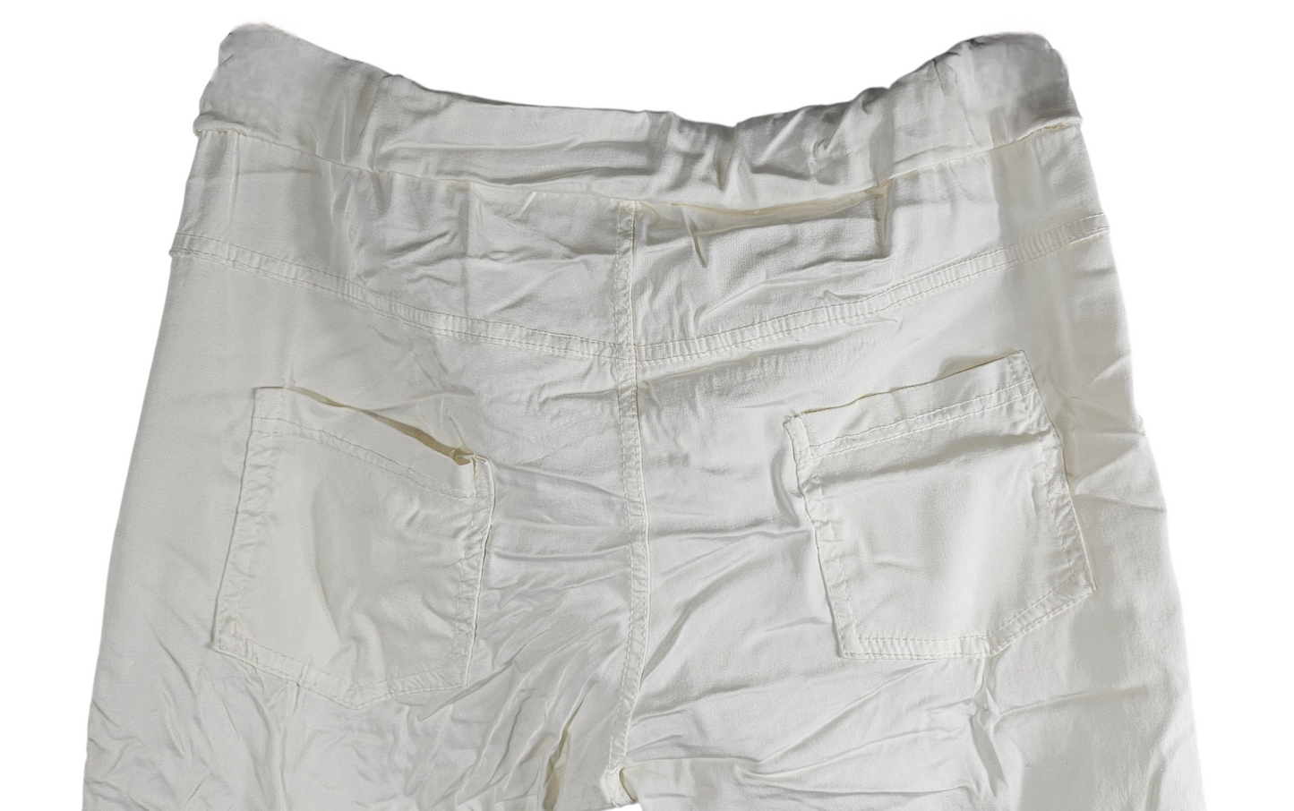 Shiny-Stretchhose, wollweiss, Grösse onesize 38 bis 42/44 von ISSIMA