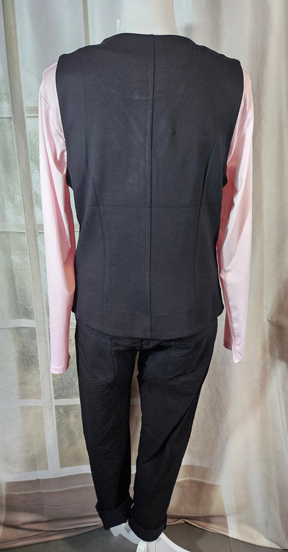 Weste/Gilet schwarz, Grösse S/M & M/L von ROSE