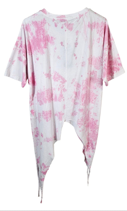 Tshirt rosa/weiss "Skull", Grösse M & XL von EU-QUEEN