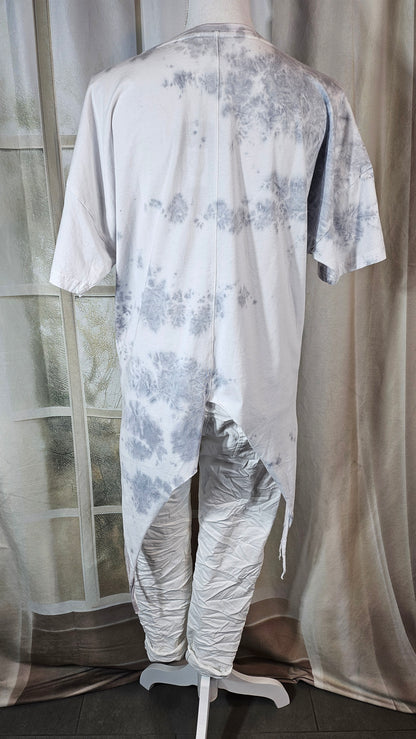 Tshirt grau/weiss "Skull", Grösse S, M, L & XL von EU-QUEEN