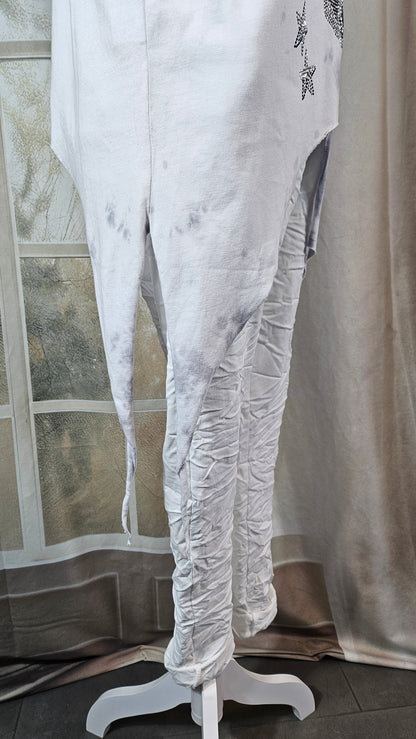 Tshirt grau/weiss "Skull", Grösse S, M, L & XL von EU-QUEEN
