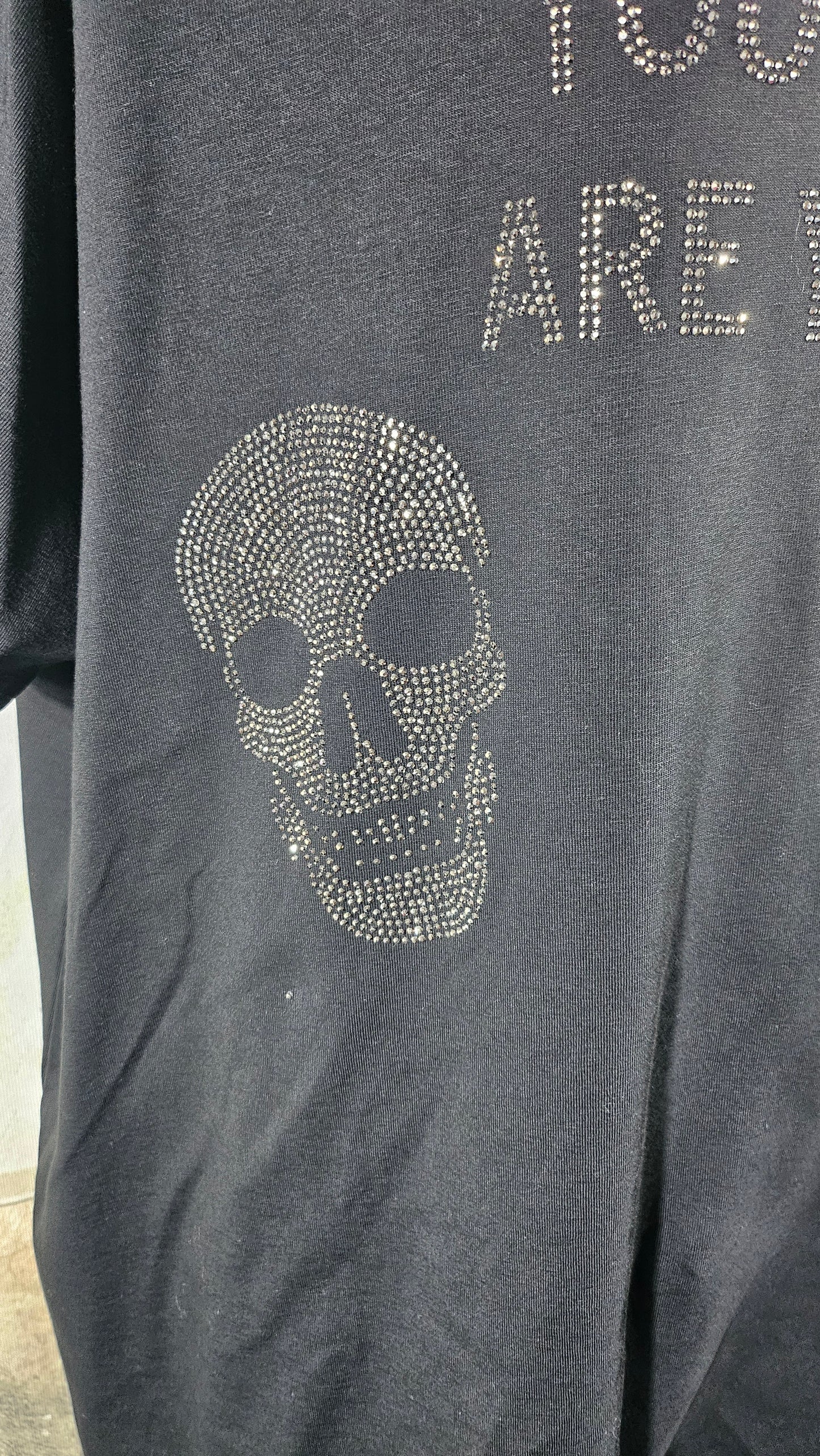 Tshirt "Dream" schwarz, Grösse L & XL (oversize geschnitten) von EU-QUEEN